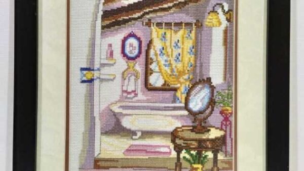 Punto Cruz , Cuadro para sala, Decorativo, Ecuador , Quito, EEUU, Bordado