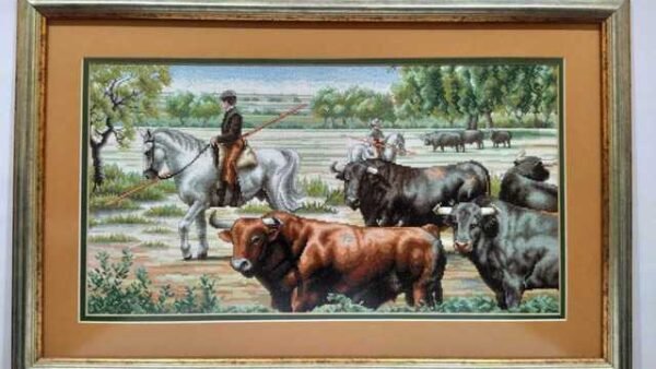 Punto Cruz , Cuadro para sala, Decorativo, Ecuador , Quito, EEUU, Bordado