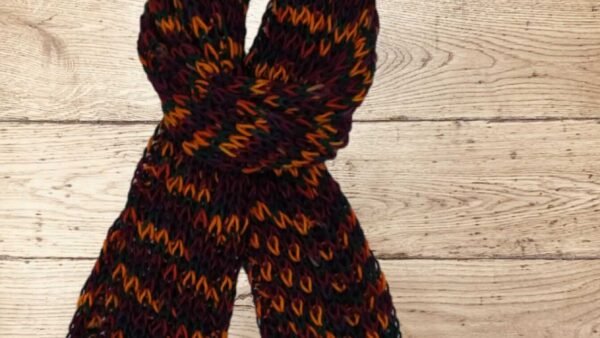 Bufanda larga, abrigada